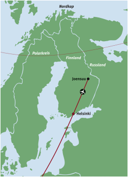 Karte Joensuu