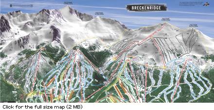 Karte Breckenridge Karte Breckenridge