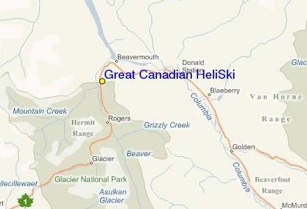 Anreise Great Canadian Heliski Anreise Great Canadian Heliski