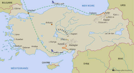 Karte Heliski Turkey