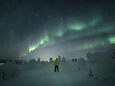 Au sommet de Levi pour toucher les aurores boréales !