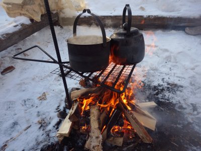 Lunch is being prepared