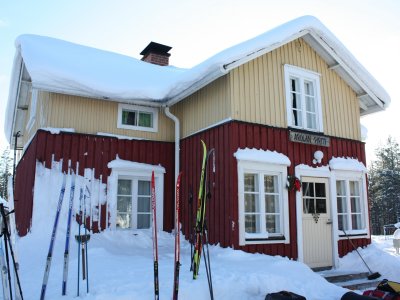 Arrivo all'alloggio, ben soddisfatti