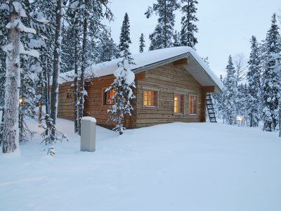 Chalet avec deux chambres à coucher