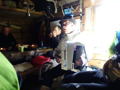 Joueur d'accordéon à Äkäsmilly !