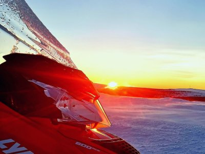 La magie du coucher de soleil !