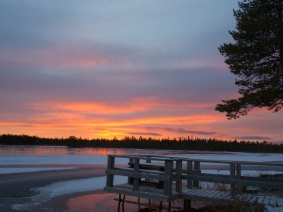 Un coucher de soleil c'est toujours magique