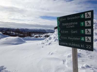 ... mit unendlichem Loipennetz