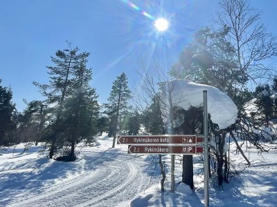 Signposting of the cross-country trails