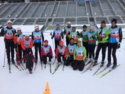 Motiviert für die Mannschaftsstaffel