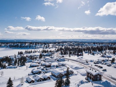 Sjusjøen aus der Vogelperspektive