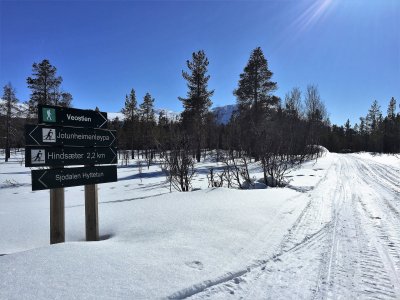 Un réseau de piste bien indiqué