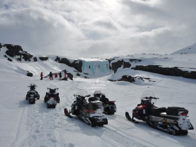 Wasserfälle aus Eis