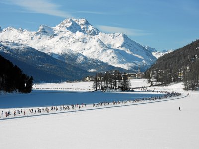 View of the Piz Margna