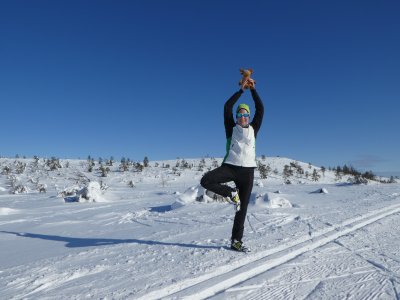 Yoga sulle piste