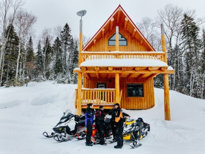 Un chalet canadien typique