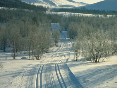Through the mountains 