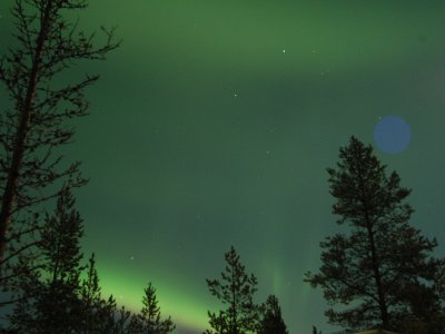 Che fortuna, aurora boreale mai vista!