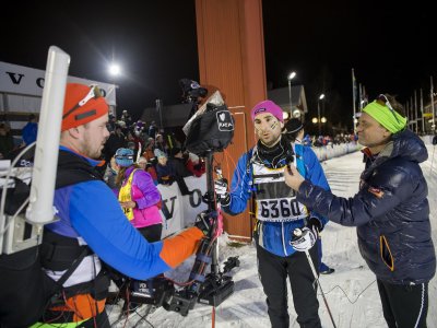 Intervista al traguardo