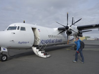 Landing at the fjords