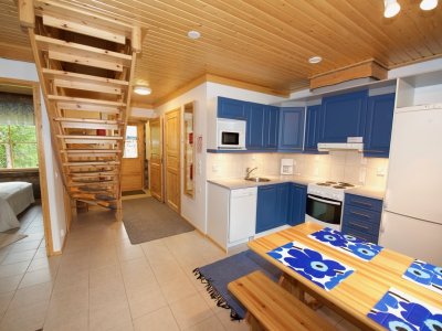 Cuisine ouverte lumineuse