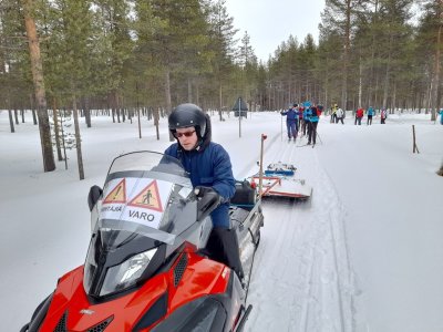 Chaque matin une piste fraichement préparé !