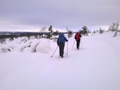 Derniers mètres avant la cabane