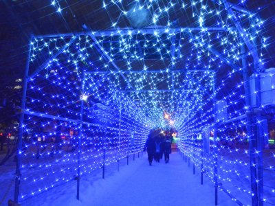 Illuminazioni spettacolari a Sapporo