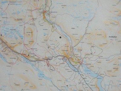 Loipenkarte Funäsdalen