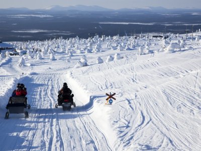 Perfekt präparierte Wege