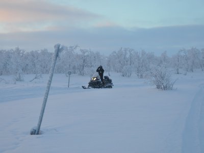 Un paysage de neige et de glace !