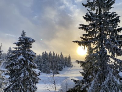 L'inverno puro in Norvegia
