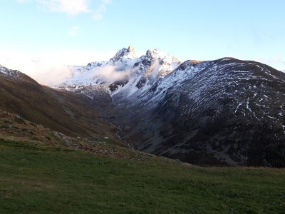 Blick auf den Piz Muragl mit 