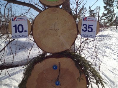 L'indicazione dei chilometri con un sorriso