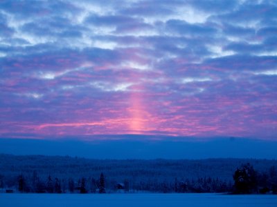 Il sole rosso che ti saluta