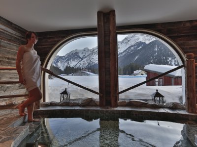 Herrliche Spa-Anlage