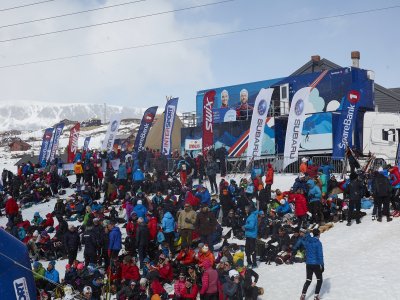 L'aire d'arrivée et son ambiance incomparable !
