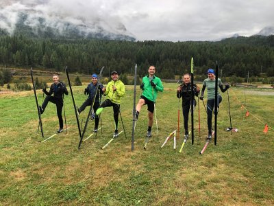 Der Langläufer wird im Sommer gemacht