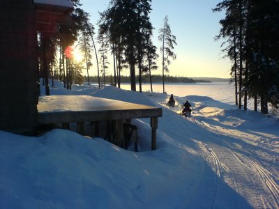 Cheminez librement près du lac Taureau