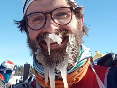 Froid mais content !