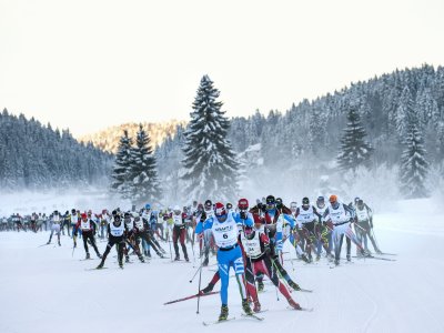 The race pace after the start