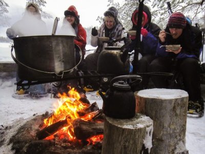 Caldo ambiente al fuoco