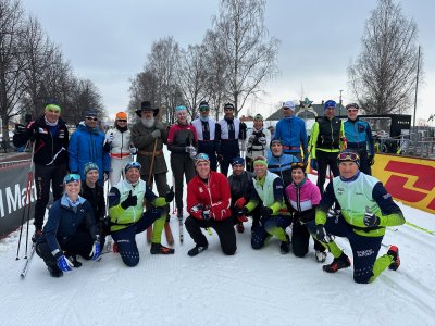 Le groupe Sandoz sur les pistes !