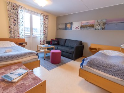 Chambre twin au Bruksvallsliden