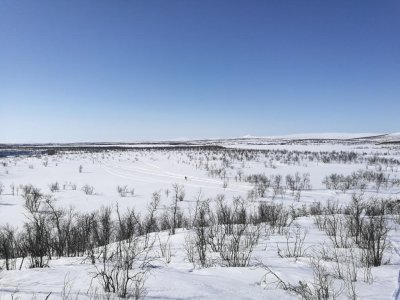 Unterwegs zwischen blau und weiss