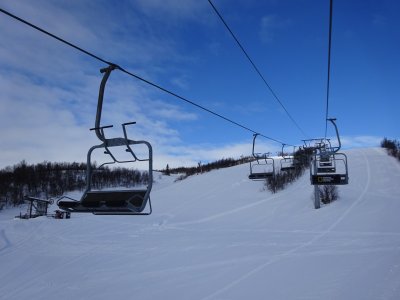 Télésiège également à disposition des fondeurs !