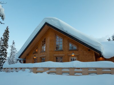 Blockhausvilla bei Muonio