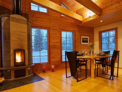 Wärmendes Kaminfeuer