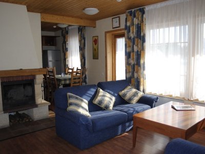 Living room in the chalet