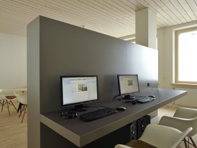 Coin Internet de l'auberge de jeunesse de St Moritz